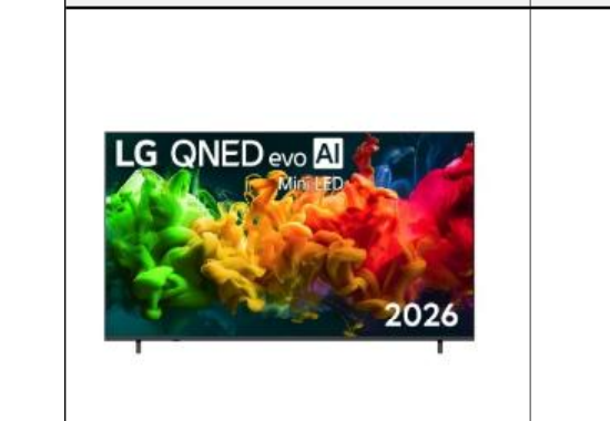 LG QNED 4K AI Smart TV 85 นิ้ว 2026
