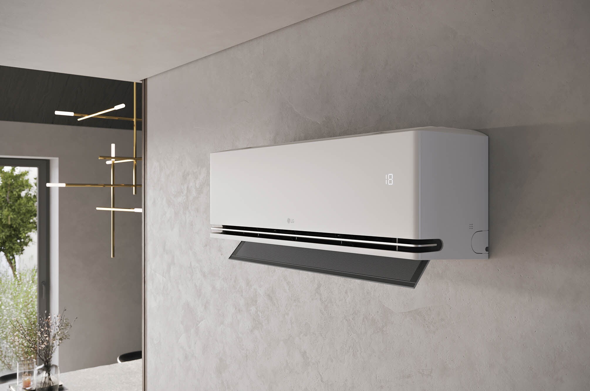 LG DUALCOOL AI SAQ24B 24,000 BTU มุม 5