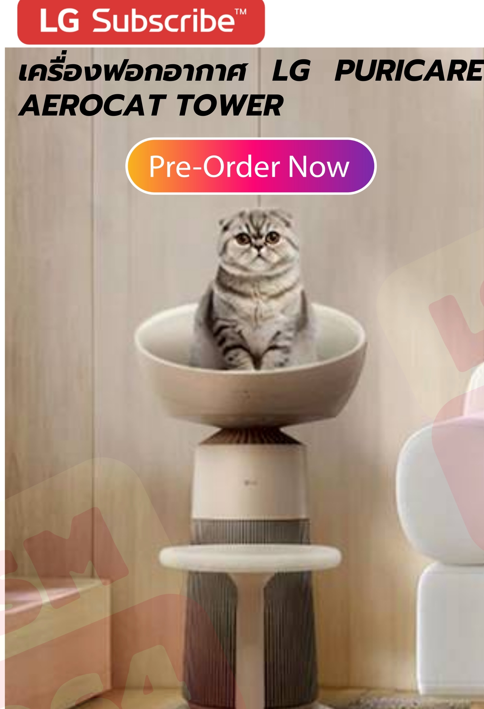 LG PuriCare AeroCat Tower 24 ตร.ม. (Pre-Order)