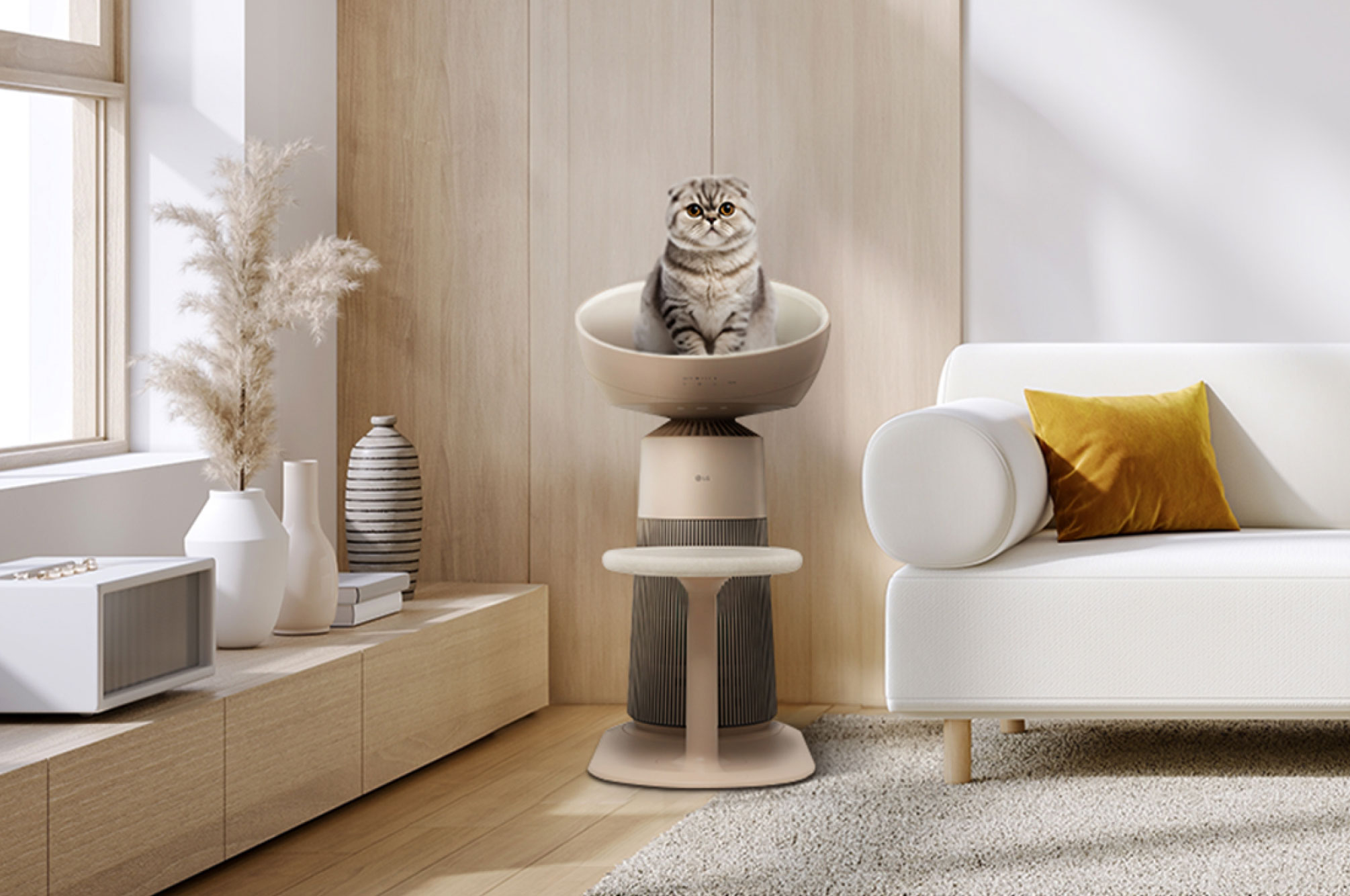 LG PuriCare AeroCat Tower 24 ตร.ม. มุม 2