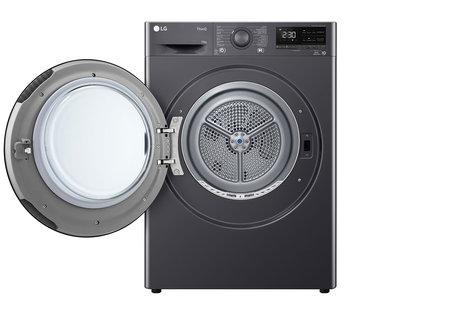 LG เครื่องอบผ้า 10 KG Dual Inverter Heat Pump มุม 2