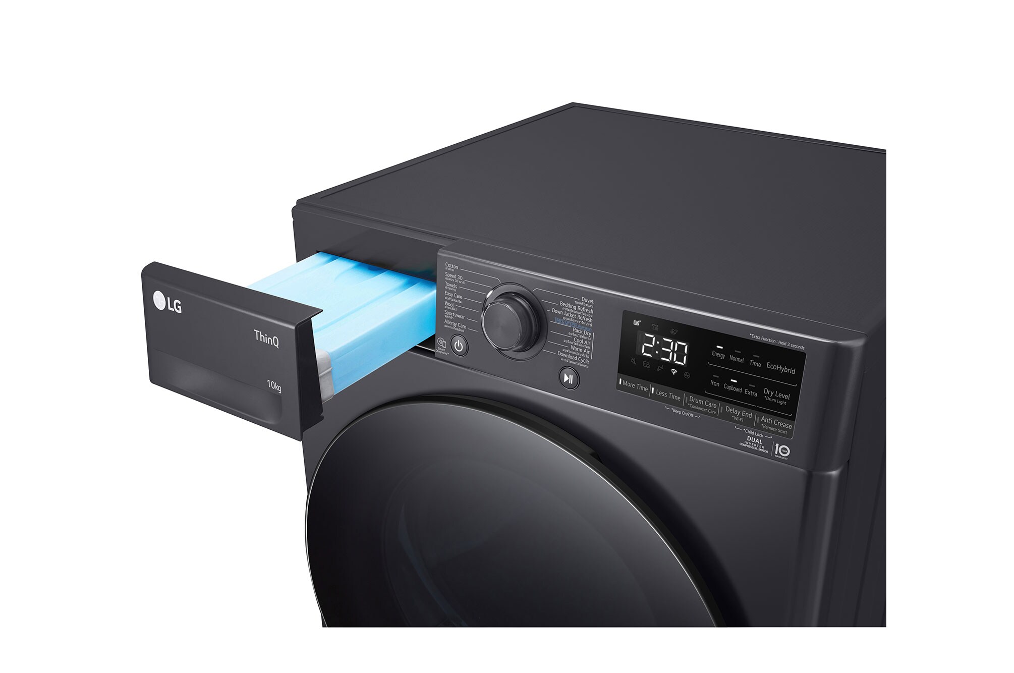 LG เครื่องอบผ้า 10 KG Dual Inverter Heat Pump มุม 6