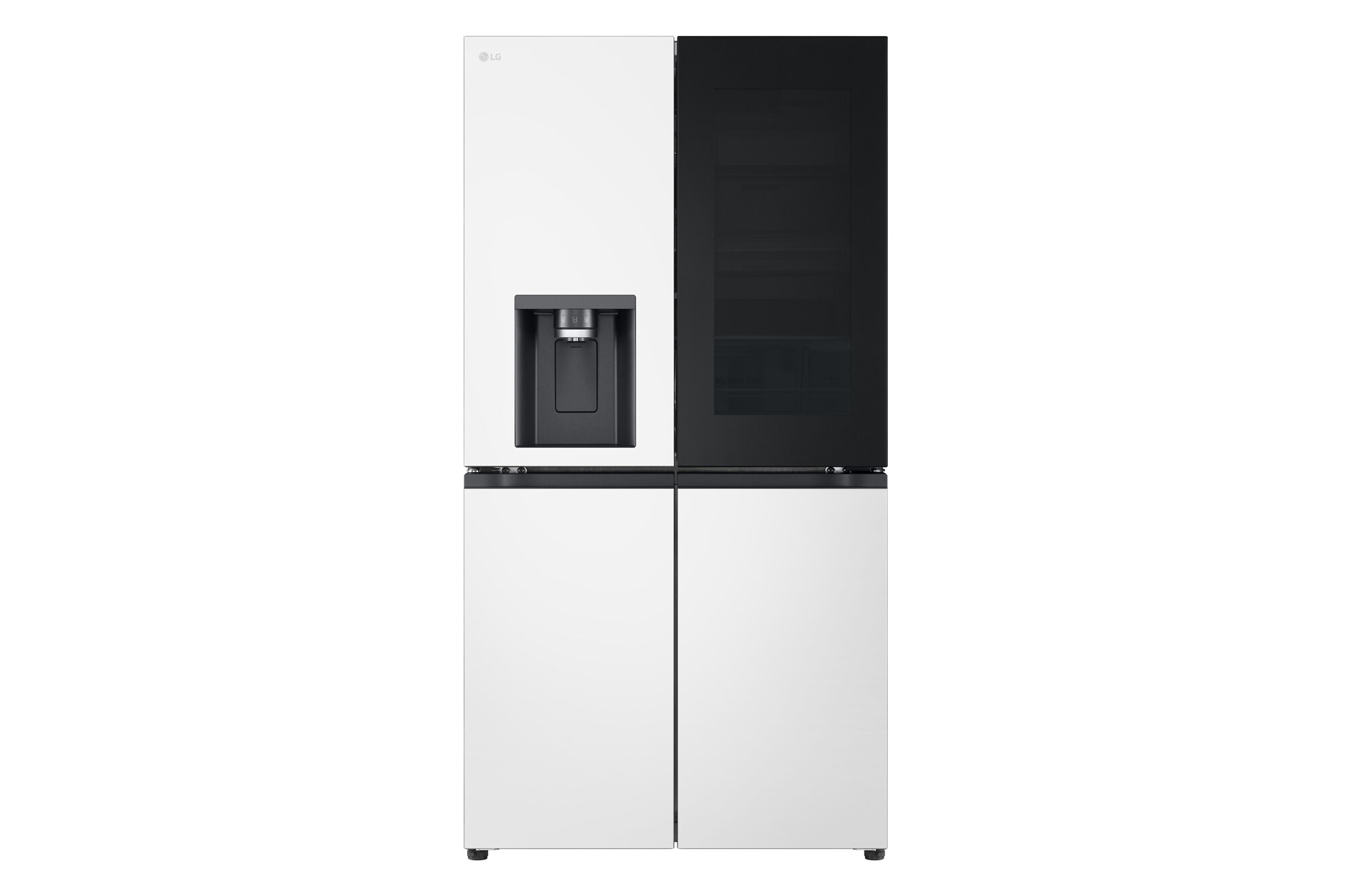 LG ตู้เย็น Multi-Door InstaView สีเบจ 22.5 คิว มุม 2