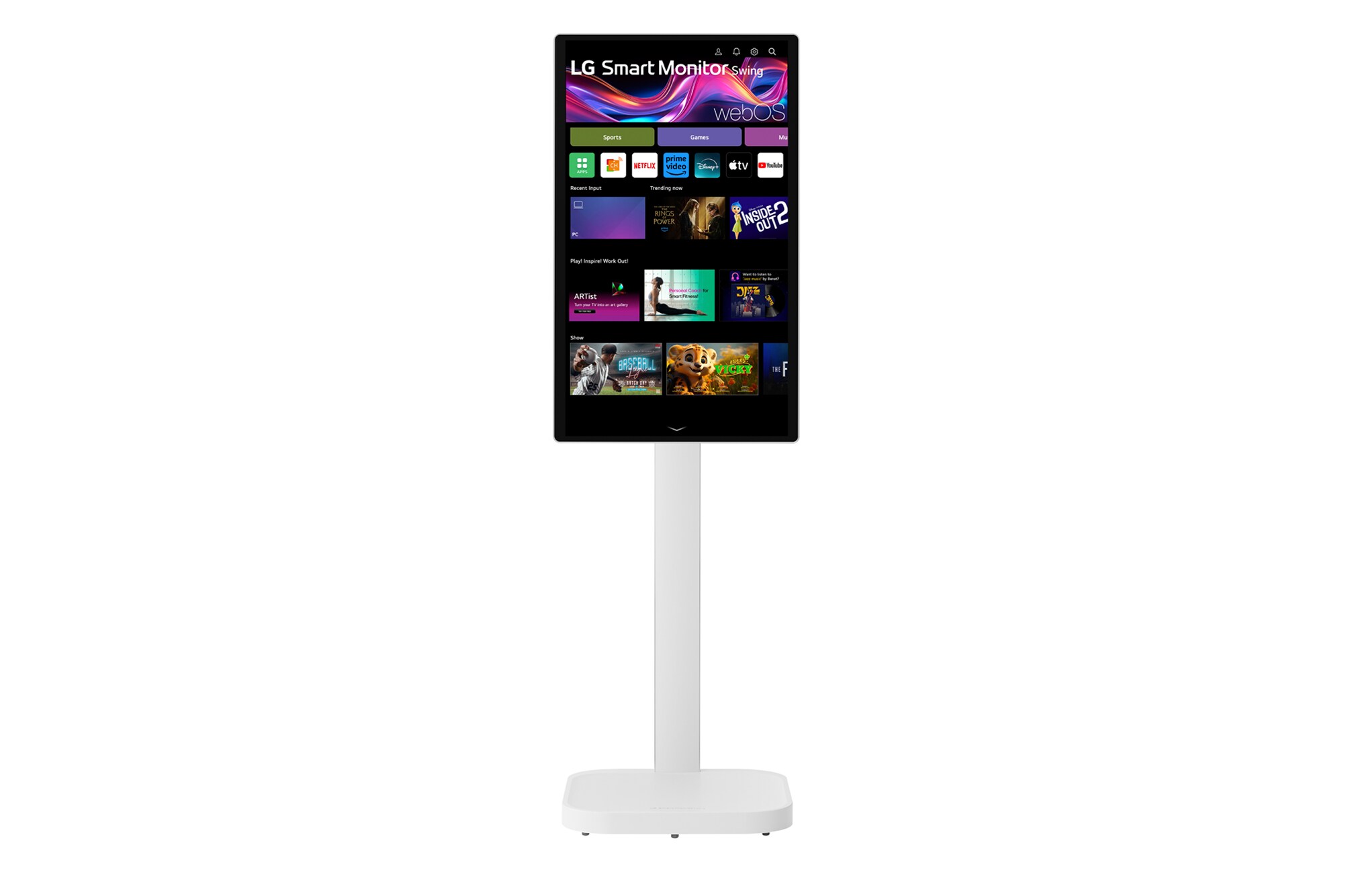 LG Smart Monitor Swing 4K IPS 31.5 นิ้ว มุม 2