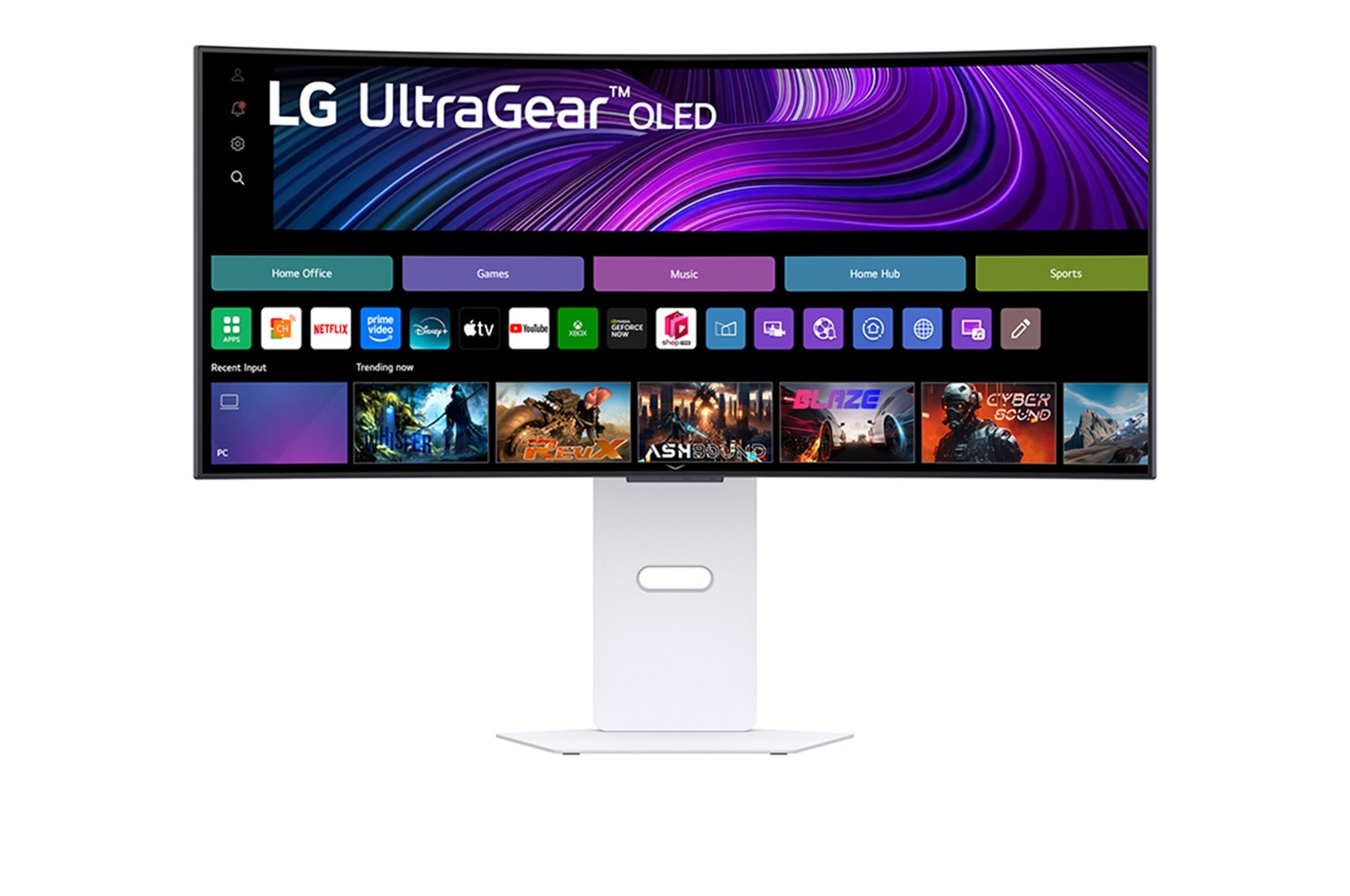LG UltraGear 34 นิ้ว OLED WQHD Curved Smart webOS