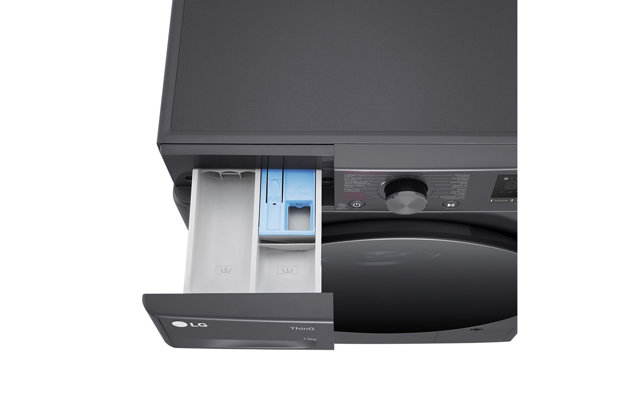 LG เครื่องซักผ้าฝาหน้า 13 KG มุม 7